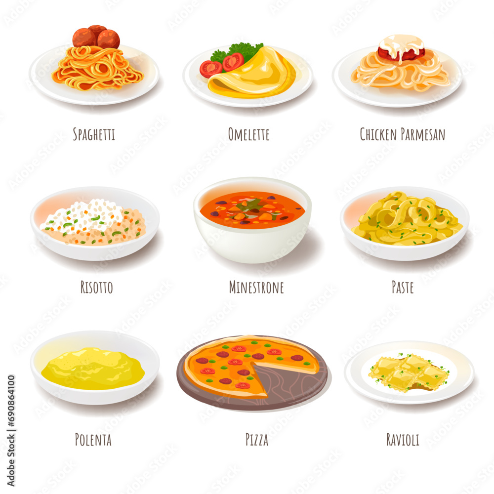 Italian cuisine, menu for restaurants and canteens Italian cuisine, menu for restaurants and canteens
