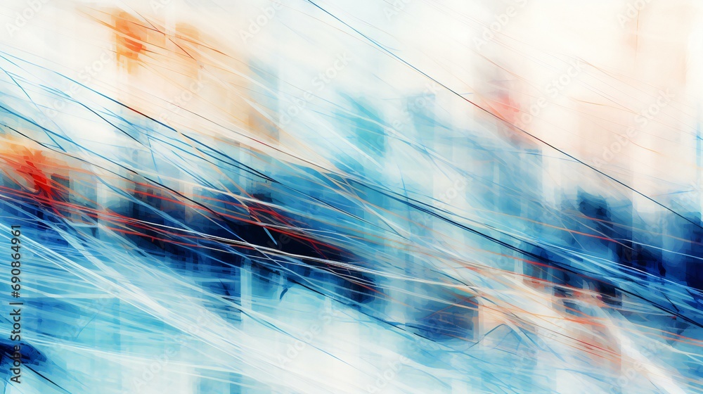 Abstract artistic background with blue brush strokes on a canvas, resembling an acrylic painting Abstract artistic background with blue brush strokes on a canvas, resembling an acrylic painting