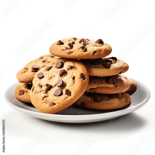 chocolate chip cookies real photo photorealistic