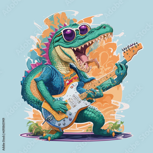 2d vector illustration t shirt design woman animal craw  deer face mask print with element carnival