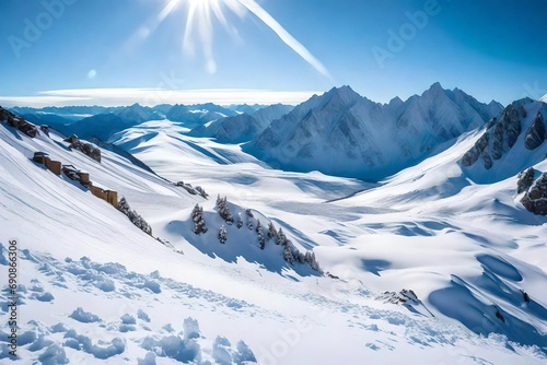 winter mountain landscape © Fizza 