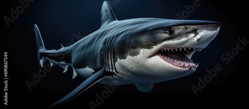 Megalodon, a Mackerel Shark, was the largest shark that could consume whales in its massive mouth.