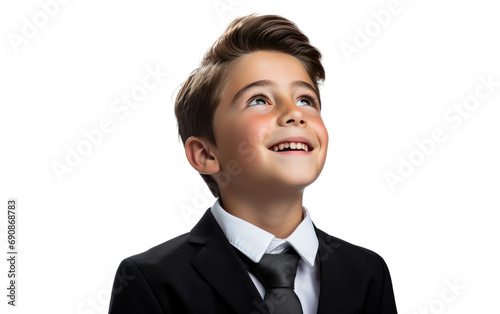 Dreams Youthful Ambitions Seeking Success Ahead Isolated on a Transparent Background PNG.