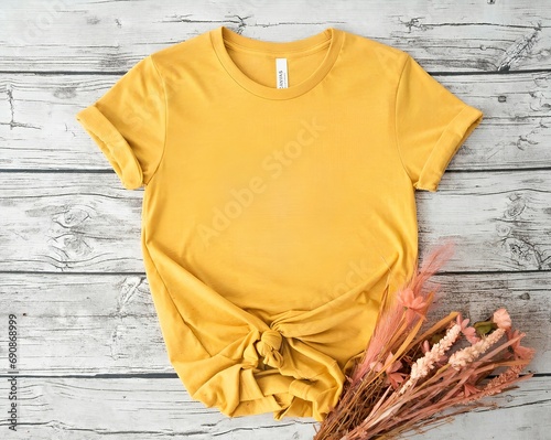 Bella Canvas 3001 Mockup Heather Mustard Tshirt Mockup T-shirt Mock-up Rolled Sleeve Mock Up Photo Mockup Stock Photo Flat Lay JPG Digital
