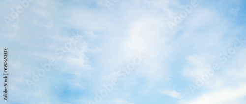 Blue Sky Background Heaven Summer Nature Light White Cloud Beauty Bright Color Day Environment Sunlight Beautiful Weater Air Scene Zero Carbon Cloudscape Outdoor Cloudy Hight View. photo