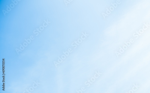 Blue Sky Background Heaven Summer Nature Light White Cloud Beauty Bright Color Day Environment Sunlight Beautiful Weater Air Scene Zero Carbon Cloudscape Outdoor Cloudy Hight View. © wing-wing
