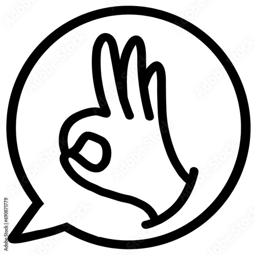 ok hand sig