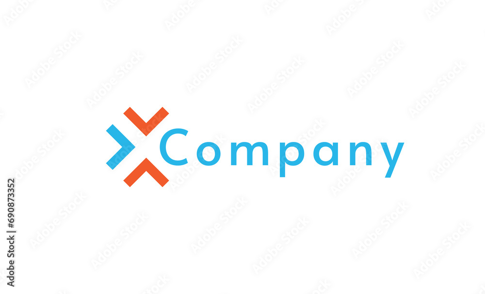 Fototapeta premium Logo design Business minimalist. Modern logo design for Company