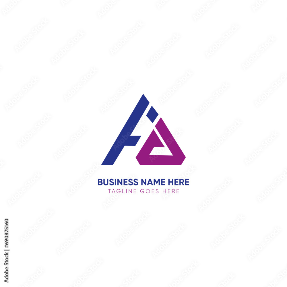 AJ Lettermark Logo Concept AJ Lettermark Logo Concept