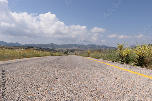 Village road in rural area. © Kybele