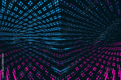 3D Abstract Background with subtle interesting patterns Gradient and random shapes