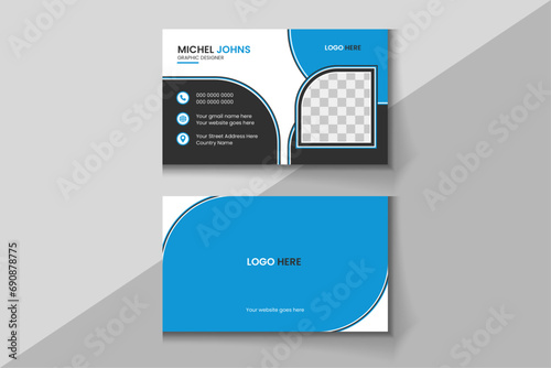  Vector Business Card design. Modern and simple visiting card template.
