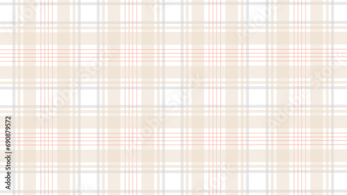 Beige grey and red plaid texture as a background