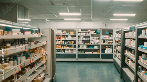 Wallpaper Mural shelves in pharmacy Torontodigital.ca