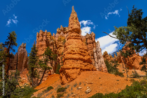 Hoodoo spire in the Bryce Canyon National Park