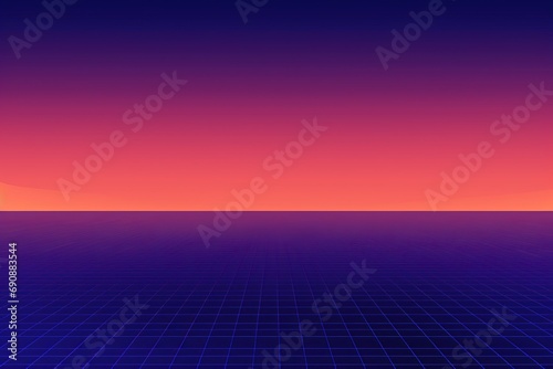 Purple gradient with a digital grid pattern, embodying a retro synthwave aesthetic for backgrounds and creative projects.

