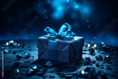 Generative AI illustration of gift box