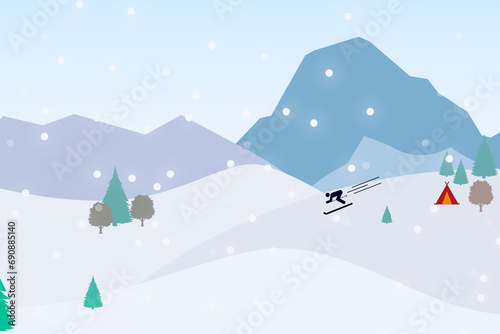 冬の山 © kudoh