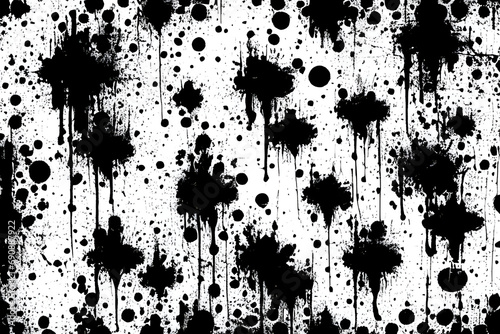 black and white background of paint. Generative AI