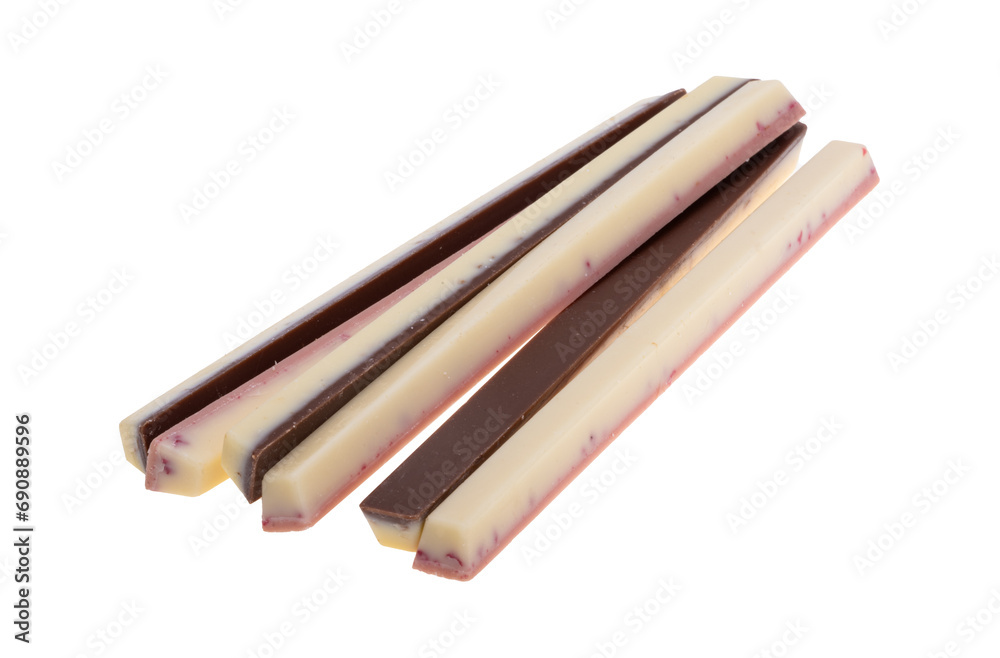 chocolate sticks isolated chocolate sticks isolated