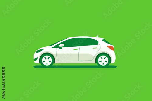 Fototapeta Naklejka Na Ścianę i Meble -  green car icon