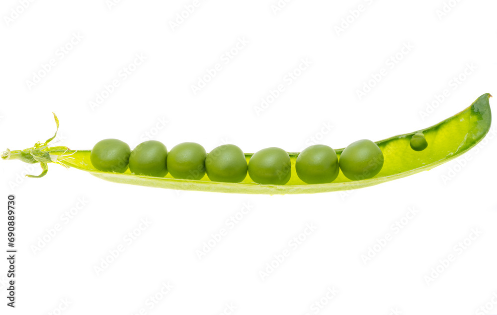 green peas isolated green peas isolated