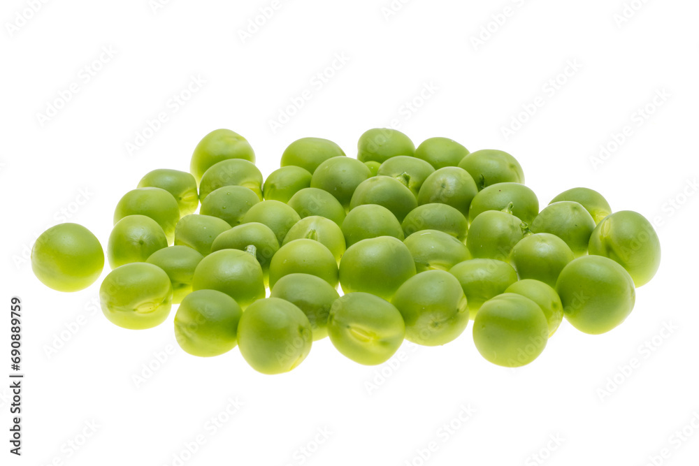 green peas isolated green peas isolated