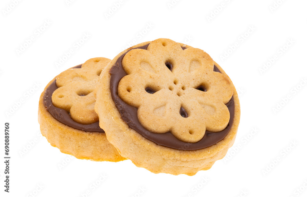 cookie flower isolated