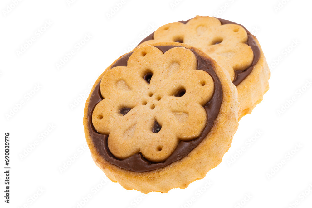 cookie flower isolated