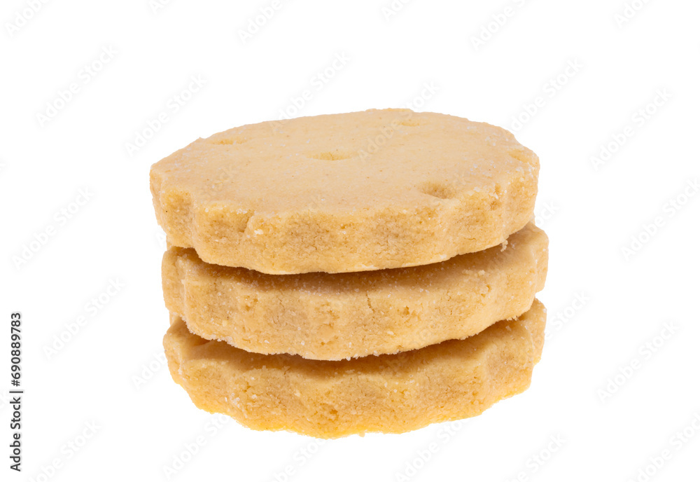 butter cookies isolated butter cookies isolated