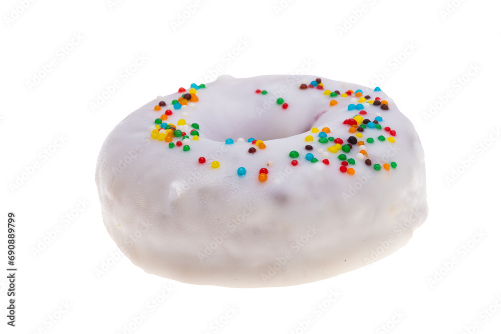donuts in glaze isolated donuts in glaze isolated