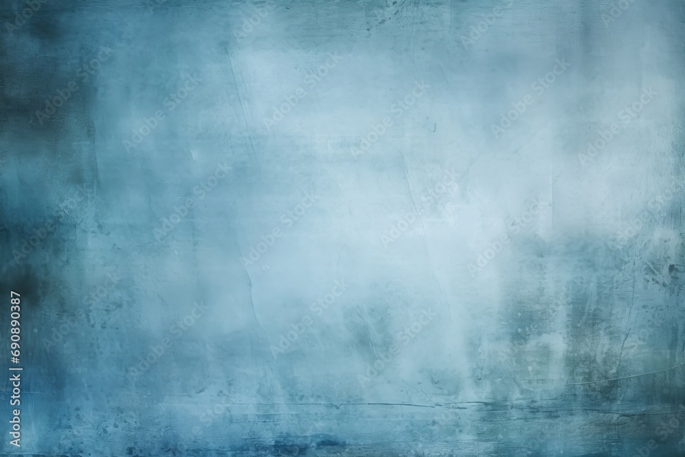 grungy blue stained canvas background or texture, Generative AI 