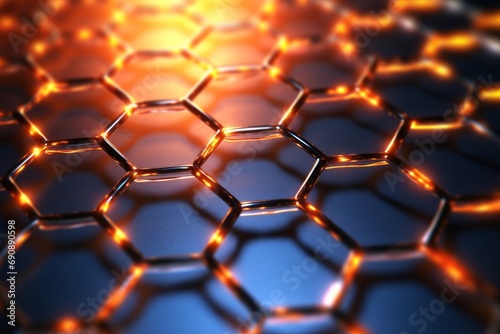 Graphene Hexagonal Atomic Connection Science Technology, Generative AI 