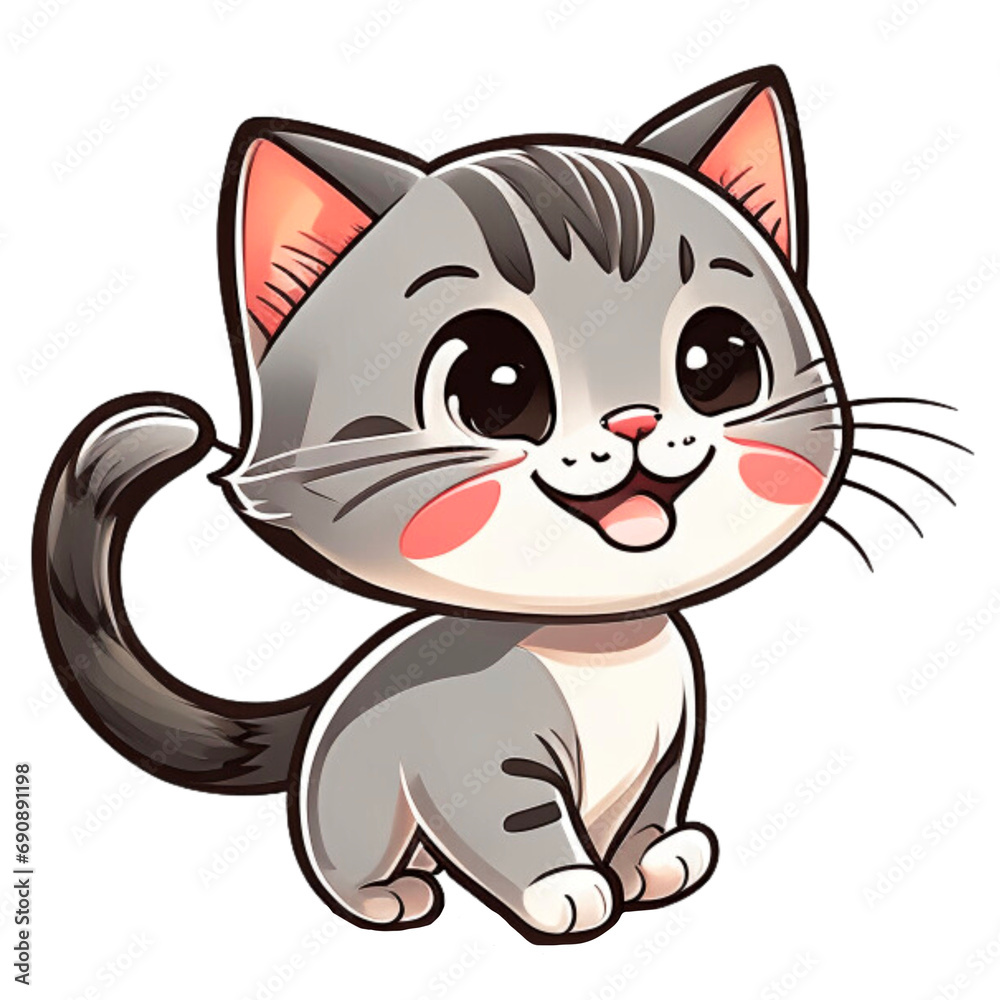 Cat cartoon generative ai Cat cartoon generative ai
