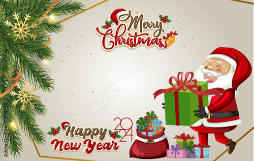 Wallpaper Mural Happy New Year 2024 Torontodigital.ca