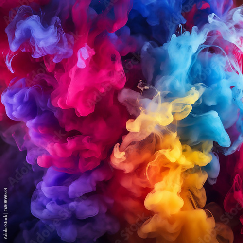 abstract texture background wallpaper cloud colours vibrant creativity concept vivid smoke explosion ima