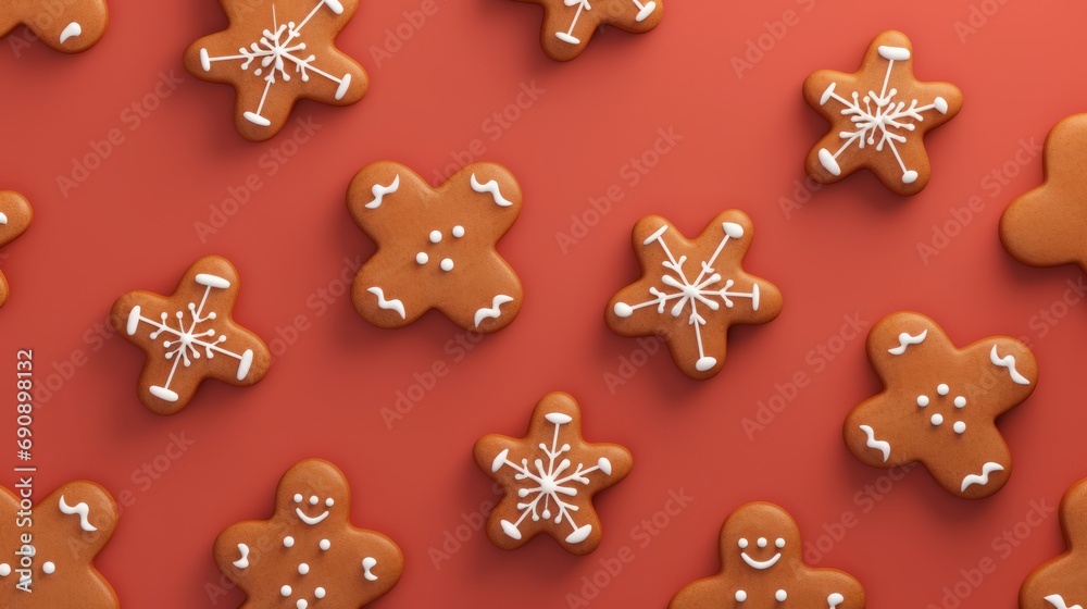 Christmas decorations made of gingerbread. Whimsical World of Christmas Gingerbread Creations. Christmas cookies Christmas decorations made of gingerbread. Whimsical World of Christmas Gingerbread Creations. Christmas cookies