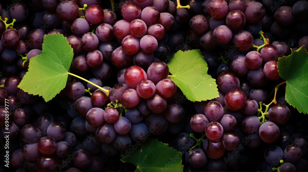Fresh ripe food vines harvest red fruits wine bunch agriculture purple