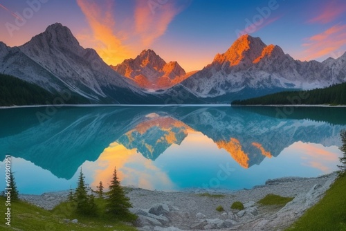 sunrise in the mountains © Ahmad khan