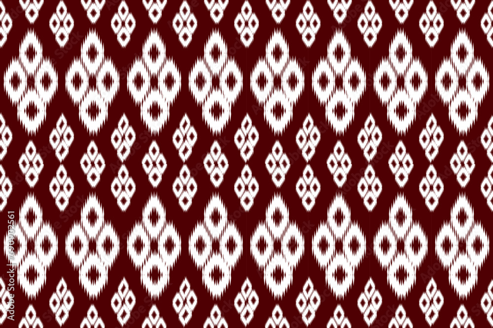Abstract geometric background. Ethnic fabric ikat pattern Abstract geometric background. Ethnic fabric ikat pattern