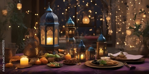 festive Ramadan scene capturing the warmth and joy of the season