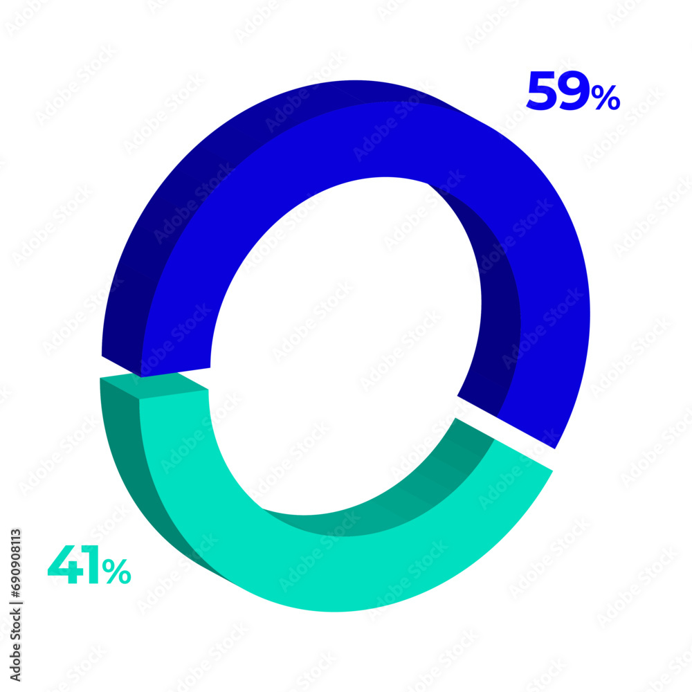 41 59 3d donut pie chart illustration eps vector 41 59 3d donut pie chart illustration eps vector