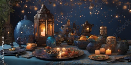 festive Ramadan scene capturing the warmth and joy of the season