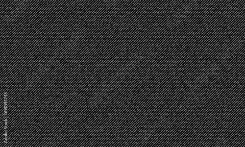Black jeans denim texture. Denim background. Seamless fabric pattern.