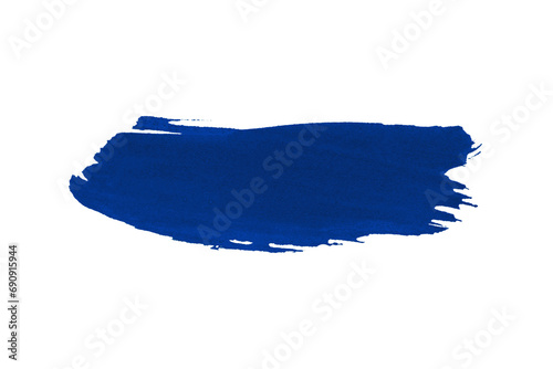 Blue watercolor background. Artistic hand paint. Isolated on transparent background.