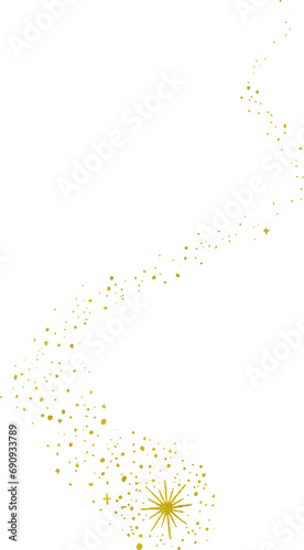 Big shooting stars illustration