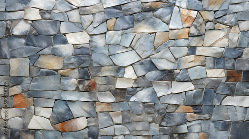 mosaic Marble texture. Generative AI.