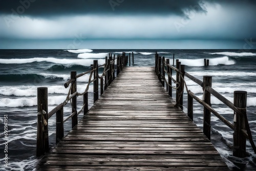 pier in the sea