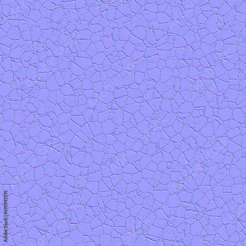 Normal map of wall material (Perfect seamless pattern)