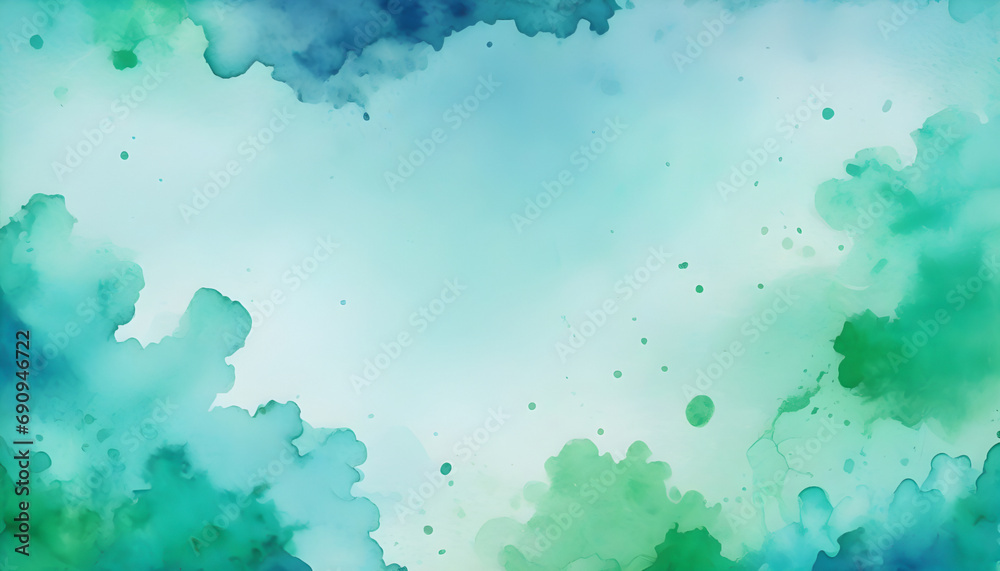 Abstract Blue Water Sky Azure Backgrounds. Generative AI